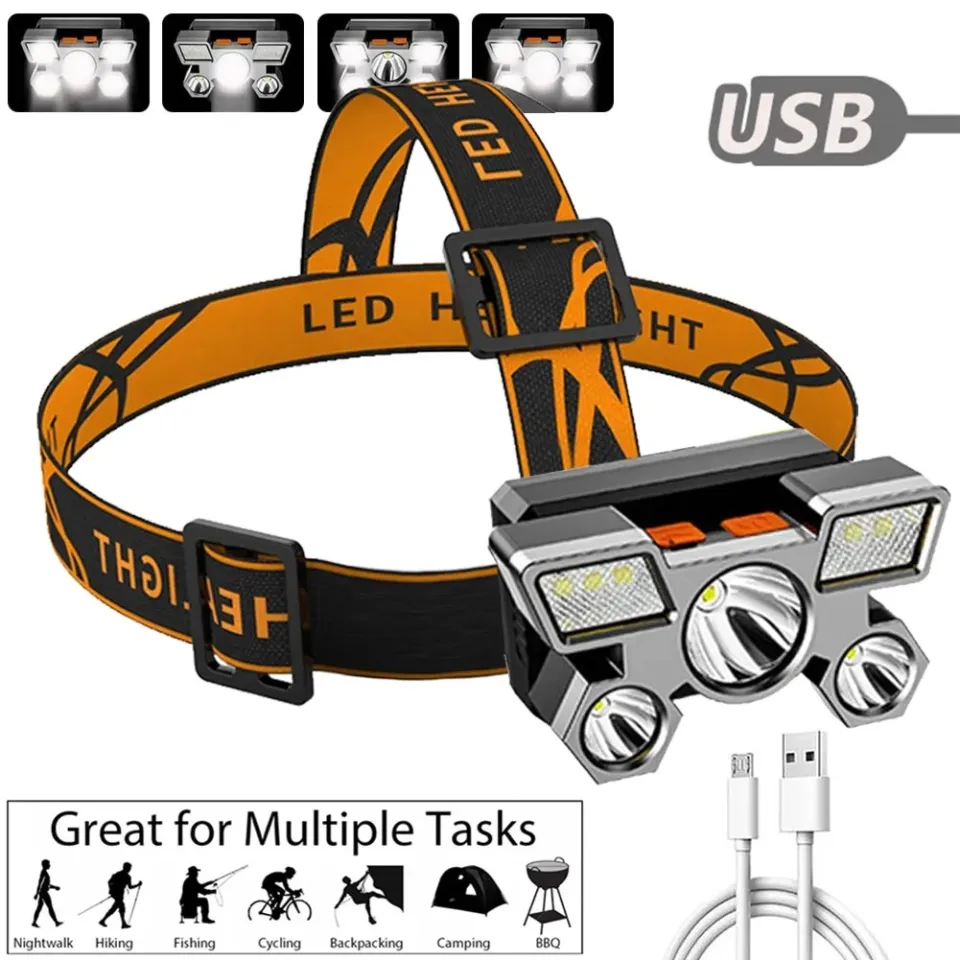 5 Led Rechargeable Headlamp image 3