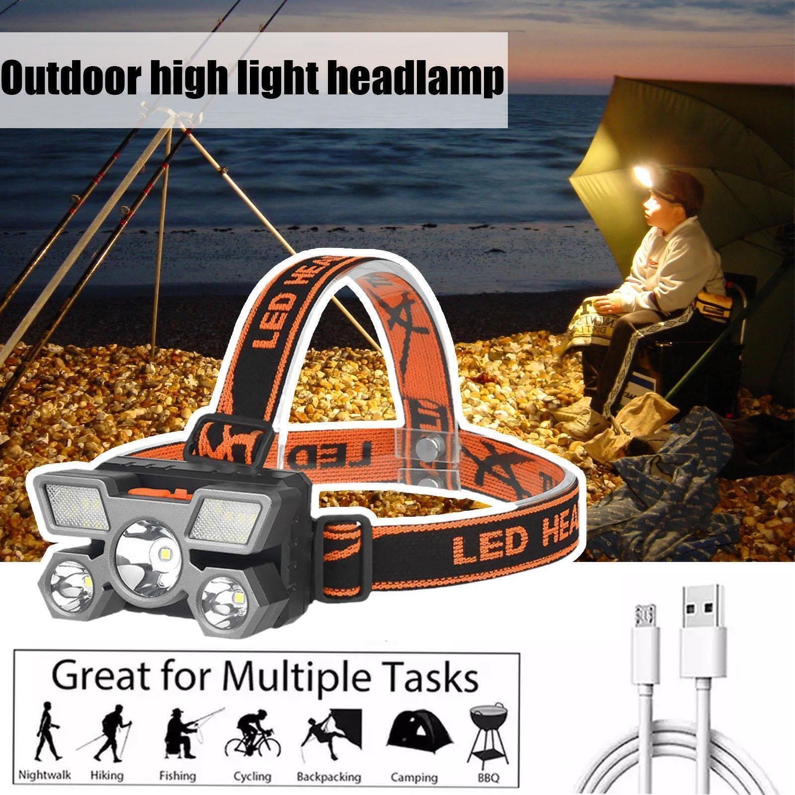 5 Led Rechargeable Headlamp