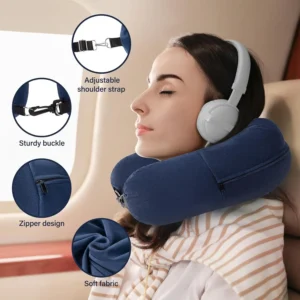 Travel Neck Pillow - Fillable image 2