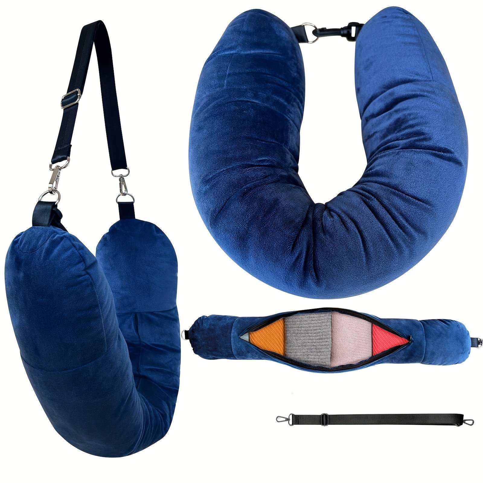 Travel Neck Pillow - Fillable image 4