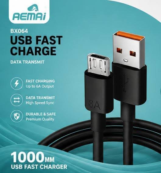 REMAI BX064 USB Fast Charger Micro Cable image 2