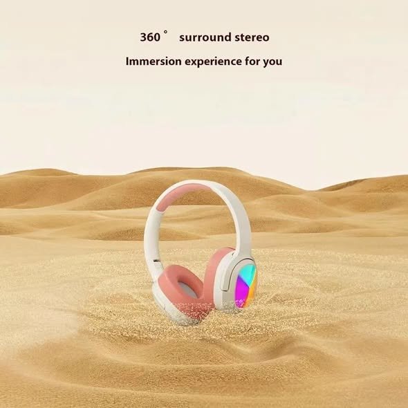 P8807 Sleek Stereo Wireless RGB Headset image 3