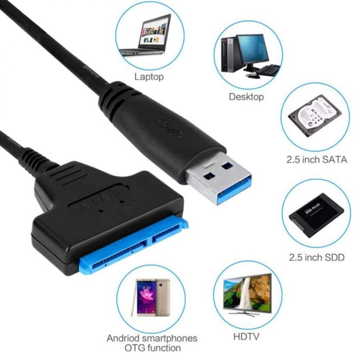 Hard Disk Driver Adapter With USB Cable image 2